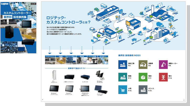 カスタムコントローラー業界別採用事例集